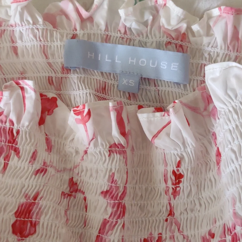 EUC Hill House Home Pink Botanical Nesli Dress - Picture 4 of 12